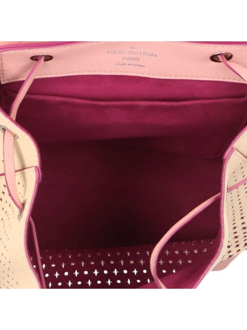 ★SOLD★ Louis Vuitton Lockme Perforated Bicolor Backpack - Picture 3 of 5